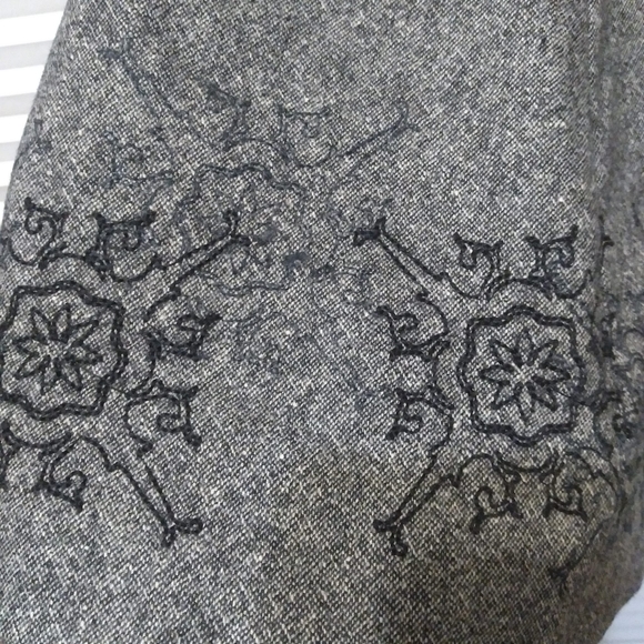 Eddie Bauer Lined Wool Skirt Dark Gray Heather Size-10 - Picture 4 of 10